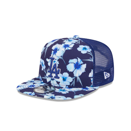 Los Angeles Dodgers Pattern Golfer Trucker Hat