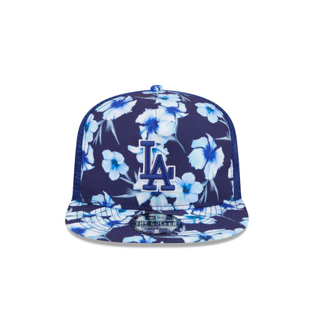 Los Angeles Dodgers Pattern Golfer Trucker Hat