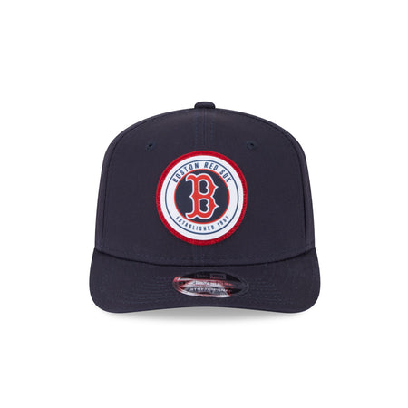 Boston Red Sox Circle Patch 9SEVENTY Stretch-Snap Hat