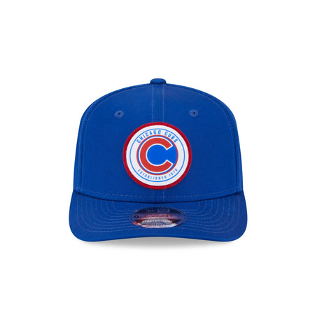 Chicago Cubs Circle Patch 9SEVENTY Stretch-Snap Hat