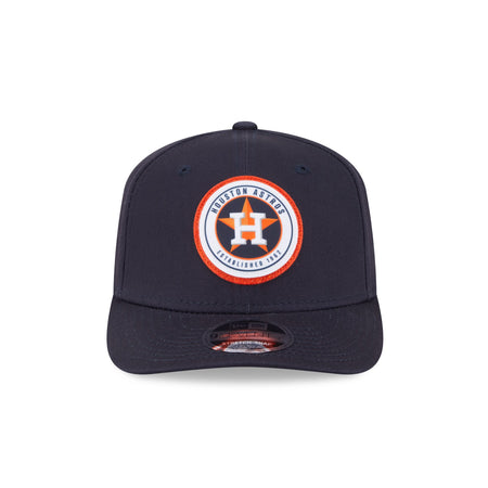 Houston Astros Circle Patch 9SEVENTY Stretch-Snap Hat