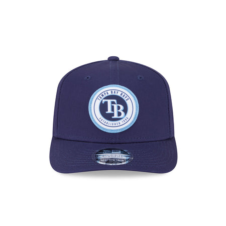 Tampa Bay Rays Circle Patch 9SEVENTY Stretch-Snap Hat