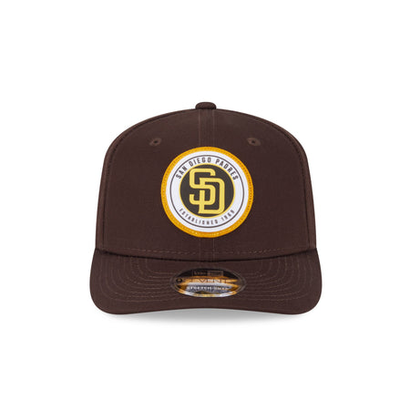 San Diego Padres Circle Patch 9SEVENTY Stretch-Snap Hat