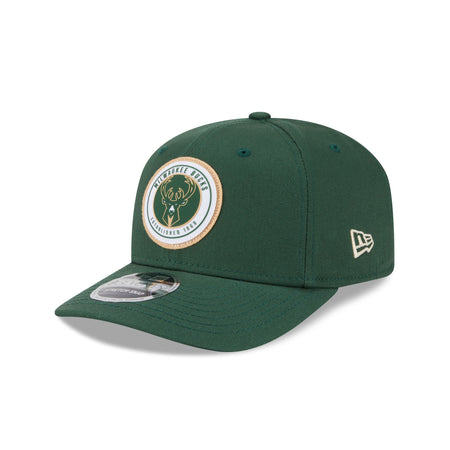 Milwaukee Bucks Circle Patch 9SEVENTY Stretch-Snap Hat