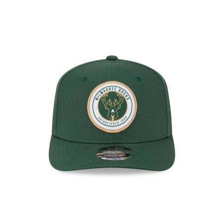 Milwaukee Bucks Circle Patch 9SEVENTY Stretch-Snap Hat