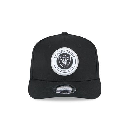 Las Vegas Raiders Circle Patch 9SEVENTY Stretch-Snap Hat