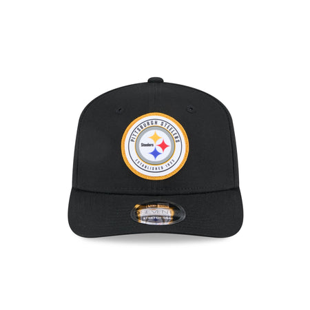 Pittsburgh Steelers Circle Patch 9SEVENTY Stretch-Snap Hat