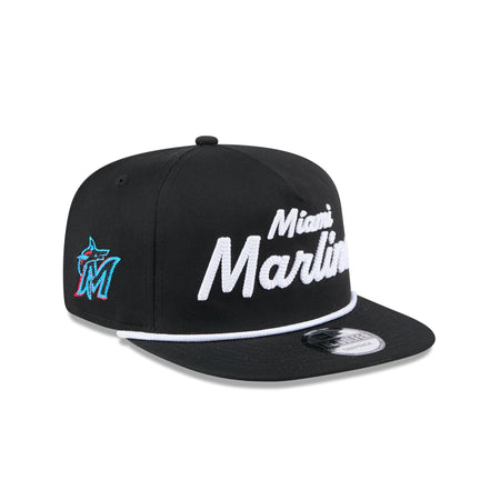 Miami Marlins Team Text Golfer Hat