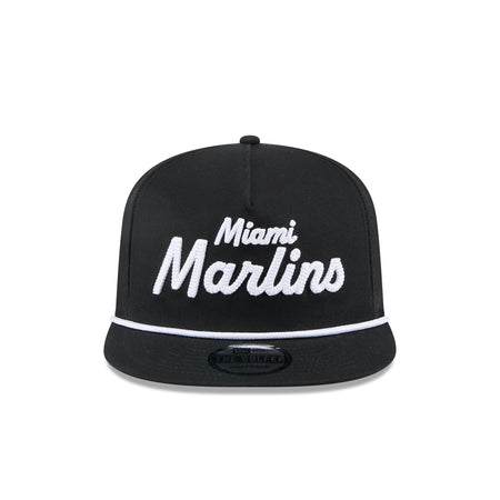 Miami Marlins Team Text Golfer Hat