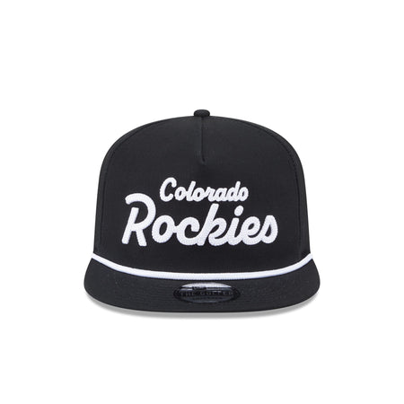 Colorado Rockies Team Text Golfer Hat