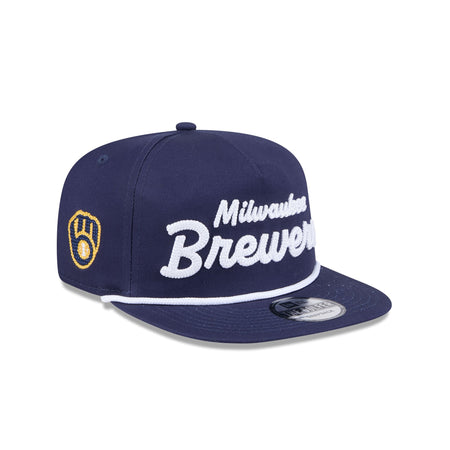 Milwaukee Brewers Team Text Golfer Hat