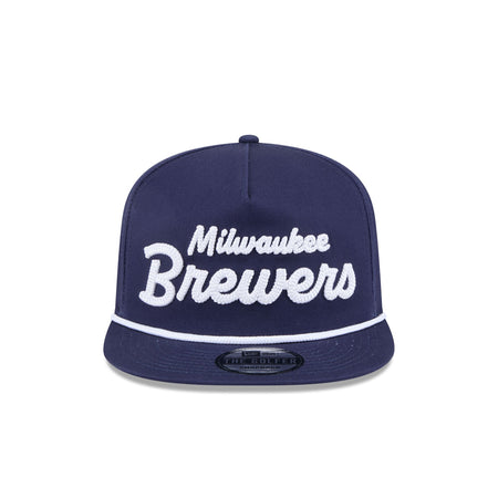 Milwaukee Brewers Team Text Golfer Hat