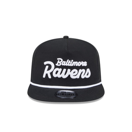 Baltimore Ravens Team Text Golfer Hat