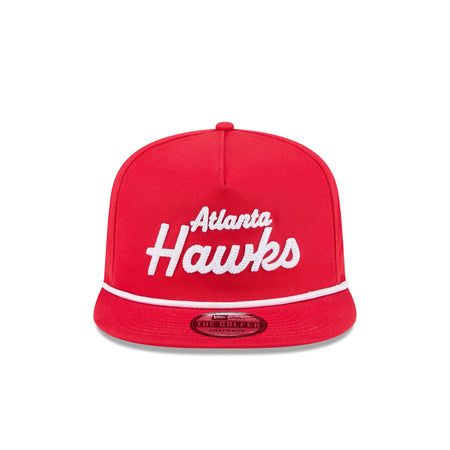 Atlanta Hawks Team Text Golfer Hat