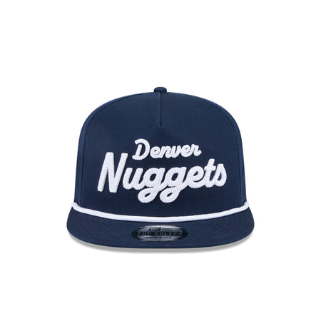 Denver Nuggets Team Text Golfer Hat