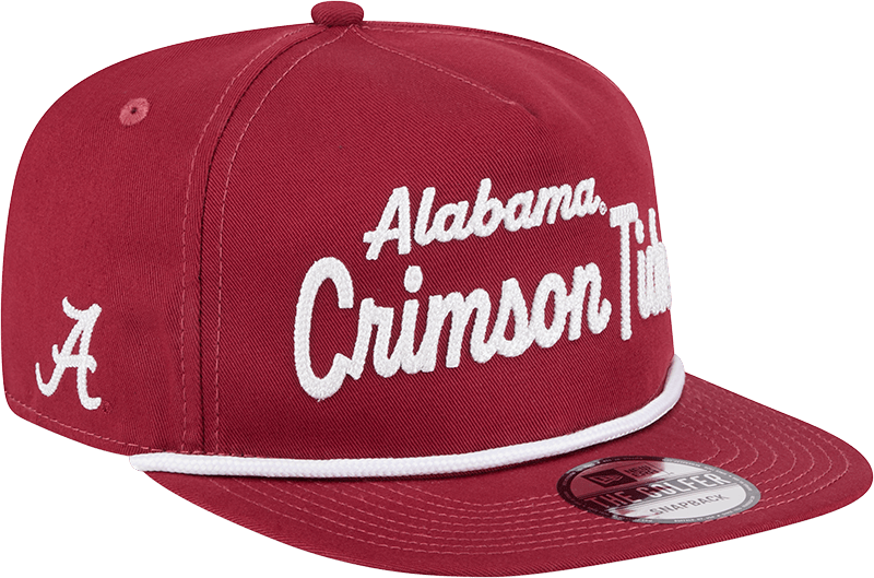 Alabama Crimson Tide Team Text Golfer Hat