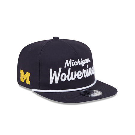 Michigan Wolverines Team Text Golfer Hat