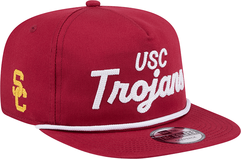 USC Trojans Team Text Golfer Hat