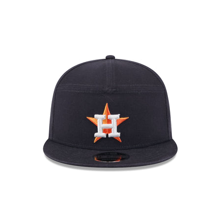 Houston Astros Cotton Canvas 9FIFTY Split Panel Trucker Hat