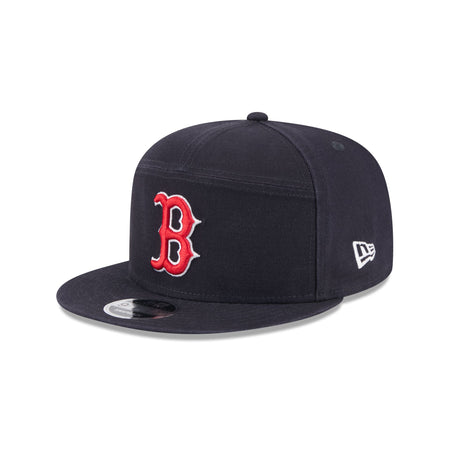 Boston Red Sox Cotton Canvas 9FIFTY Split Panel Trucker Hat