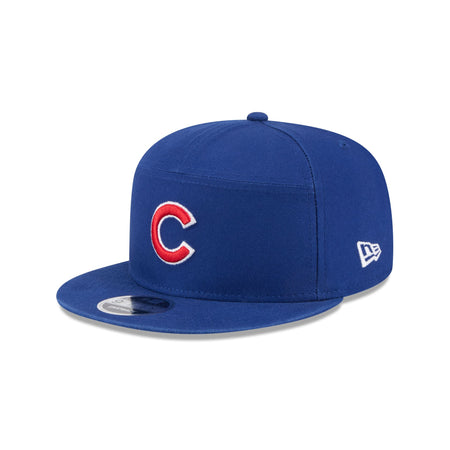 Chicago Cubs Cotton Canvas 9FIFTY Split Panel Trucker Hat