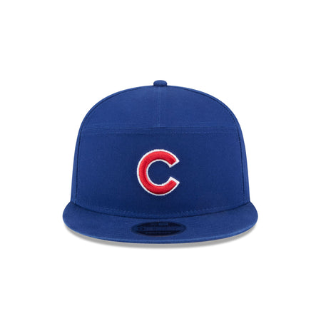 Chicago Cubs Cotton Canvas 9FIFTY Split Panel Trucker Hat