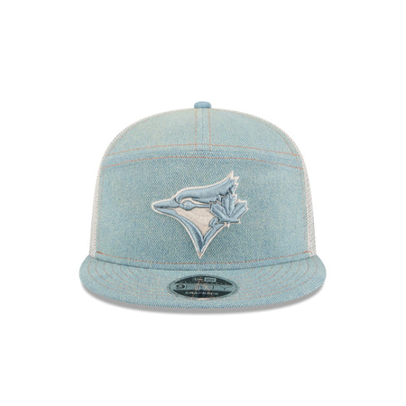 Toronto Blue Jays Denim 9FIFTY Split Panel Trucker Hat