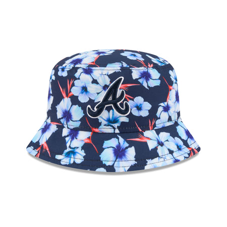 Atlanta Braves Pattern Bucket Hat