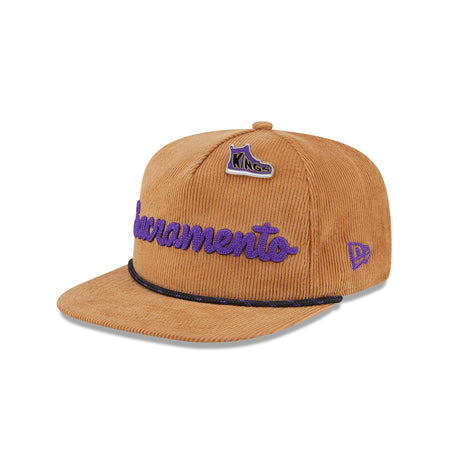 Sacramento Kings 2025 All-Star Game Fan Pack Corduroy Golfer Hat