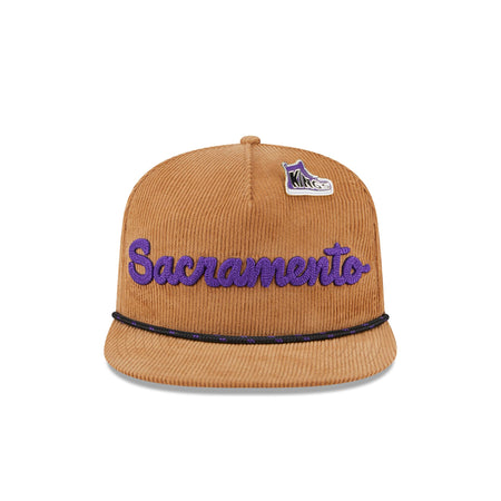 Sacramento Kings 2025 All-Star Game Fan Pack Corduroy Golfer Hat