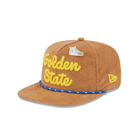 Golden State Warriors 2025 All-Star Game Fan Pack Corduroy Golfer Hat