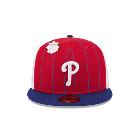 Philadelphia Phillies Pinstripe League Pin 59FIFTY Fitted Hat