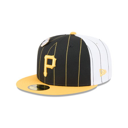 Pittsburgh Pirates Pinstripe League Pin 59FIFTY Fitted Hat