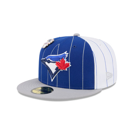 Toronto Blue Jays Pinstripe League Pin 59FIFTY Fitted Hat