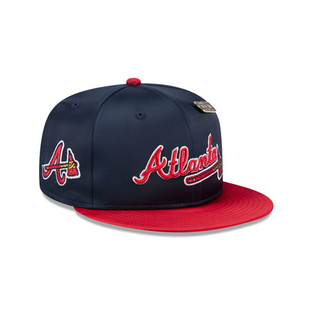 Atlanta Braves Spring Satin 59FIFTY Fitted Hat