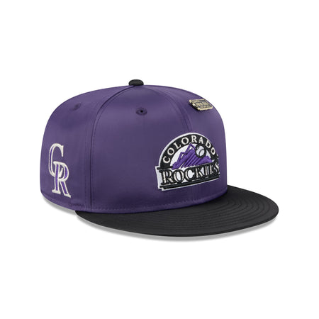 Colorado Rockies Spring Satin 59FIFTY Fitted Hat