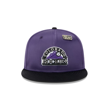 Colorado Rockies Spring Satin 59FIFTY Fitted Hat