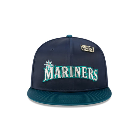 Seattle Mariners Spring Satin 59FIFTY Fitted Hat