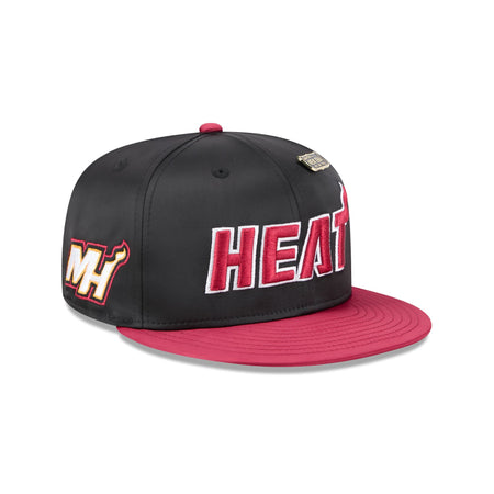 Miami Heat Spring Satin 59FIFTY Fitted Hat