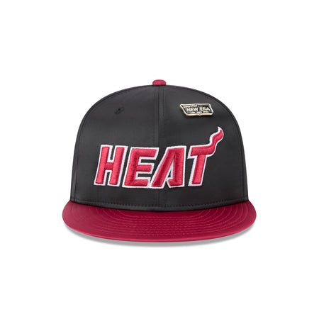 Miami Heat Spring Satin 59FIFTY Fitted Hat