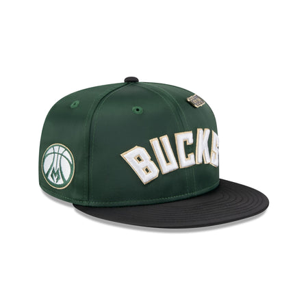 Milwaukee Bucks Spring Satin 59FIFTY Fitted Hat