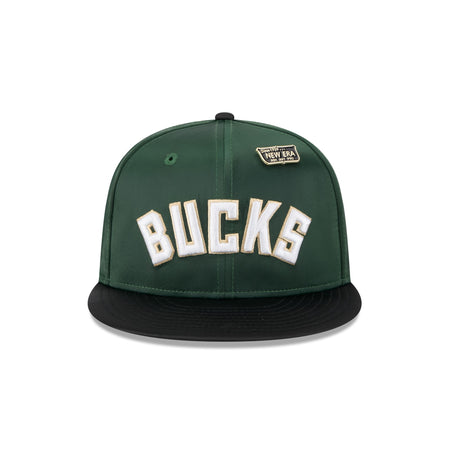 Milwaukee Bucks Spring Satin 59FIFTY Fitted Hat