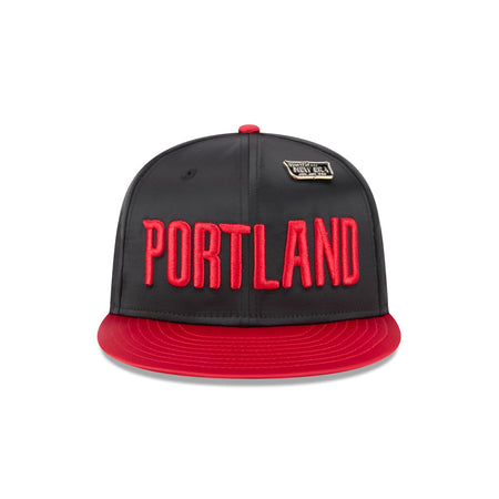 Portland Trail Blazers Spring Satin 59FIFTY Fitted Hat