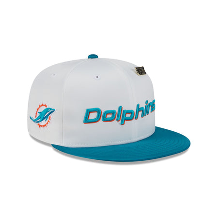 Miami Dolphins Spring Satin 59FIFTY Fitted Hat