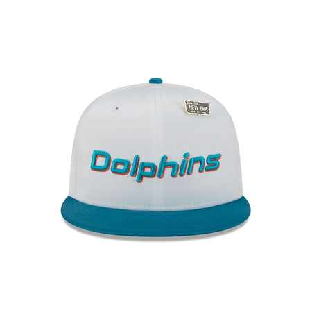 Miami Dolphins Spring Satin 59FIFTY Fitted Hat