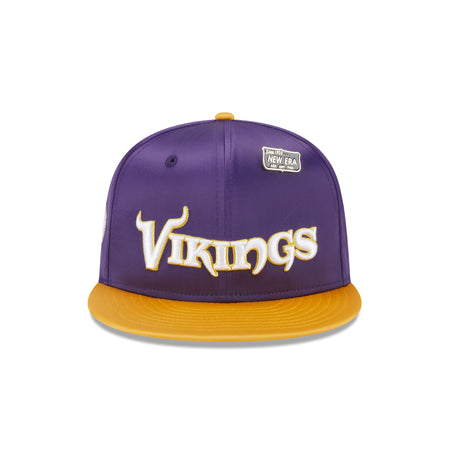 Minnesota Vikings Spring Satin 59FIFTY Fitted Hat