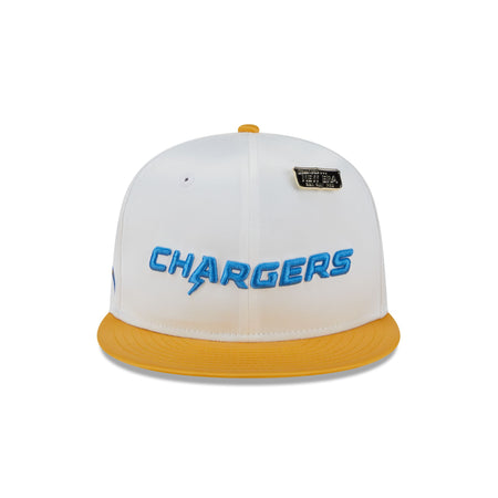 Los Angeles Chargers Spring Satin 59FIFTY Fitted Hat