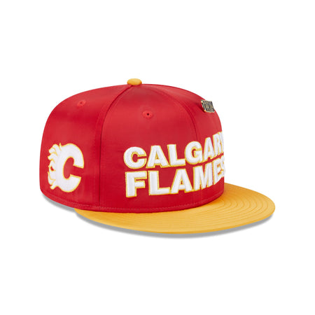 Calgary Flames Spring Satin 59FIFTY Fitted Hat