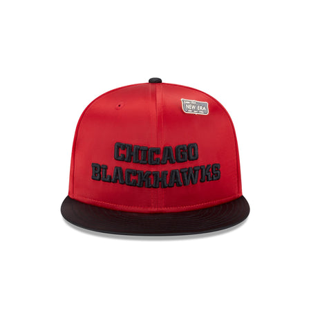 Chicago Blackhawks Spring Satin 59FIFTY Fitted Hat