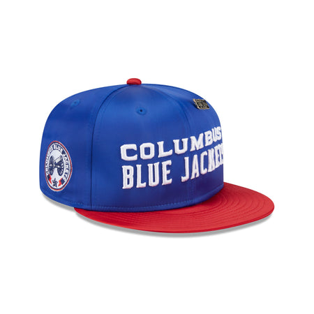 Columbus Blue Jackets Spring Satin 59FIFTY Fitted Hat